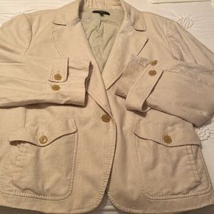 Talbots Womens Size 20w one button blazer